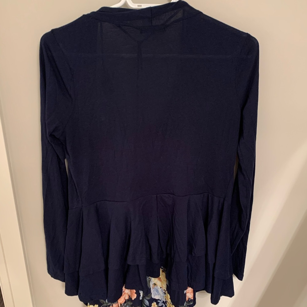 Blue sweater!